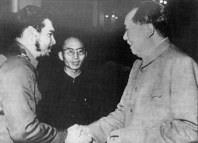 资料图片:1960年毛主席在北京接见古巴英雄切