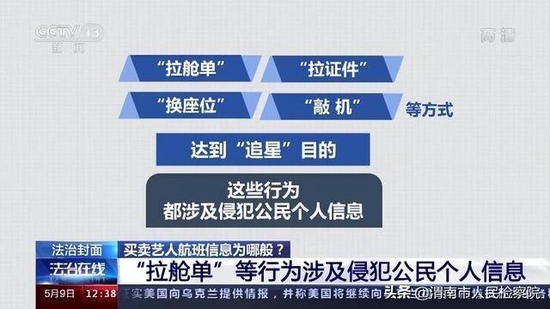 央视揭非法获取艺人行程买卖内幕：查航班5元/条 (http://www.cstr.net.cn/) 娱乐 第6张