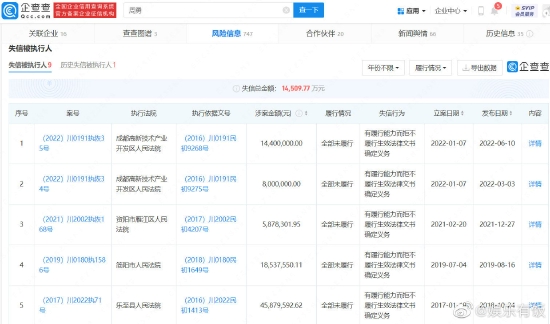 周震南父亲公司无财产可执行 已被限制消费345次 (http://www.paipi.cn/) 娱乐 第3张