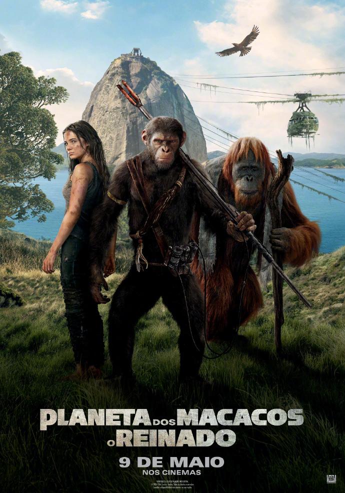 《猩球崛起：新世界》发新海报 人猿合作冒险